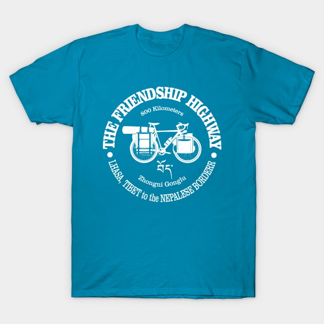 Friendship Highway (cycling) T-Shirt by grayrider